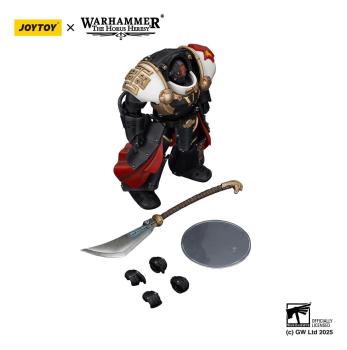 Warhammer The Horus Heresy Actionfigur White Scars Ebon Keshig Terminator 1 with Power Glaive 13 cm